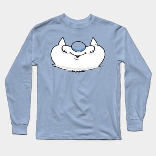 Papa Smurf's Smile (for Face Mask) Long Sleeve T-Shirt